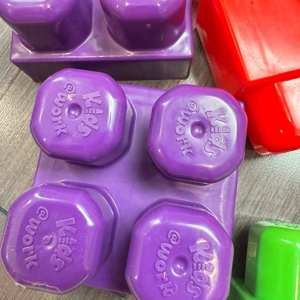 NWOT Kids Work Vibrant Building Blocks Set for Kids Toddler Boys Girls